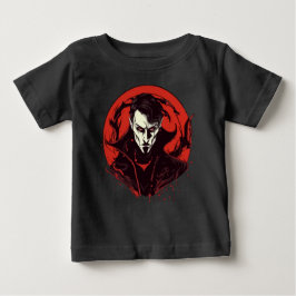 Rot-Mit Augen Horror Baby T-shirt