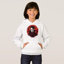 Rot-Mit Augen Horror Hoodie