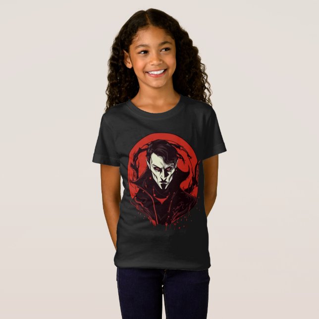 Rot-Mit Augen Horror T-Shirt (Vorne ganz)