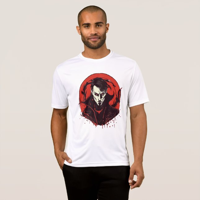 Rot-Mit Augen Horror T-Shirt (Vorne ganz)