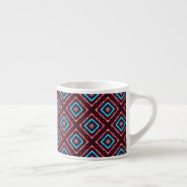Rot mit blauem Diamant Espressotasse