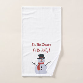 Rot mit Weiß Handtuch