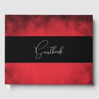 Rot-Not-Grunge-Hochzeit Gästebuch