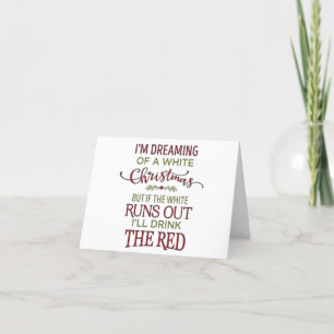 ROT ODER WEISS, ALSO VERBRINGE ICH WEIHNACHTEN MIT