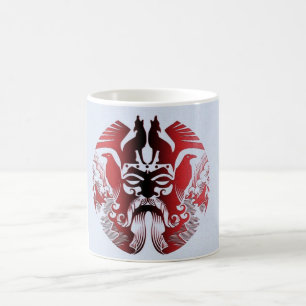 Rot, Odin klassische weiße Tasse