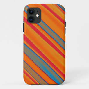 Rot, orange, blaue Streifen Nahtlose Grafik Case-Mate iPhone Hülle