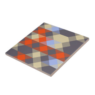 rot orange violett blau und gelb geometrisch fliese