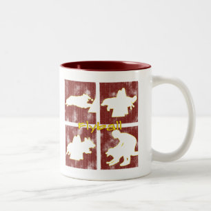 Rot packt Flyball Tasse ein