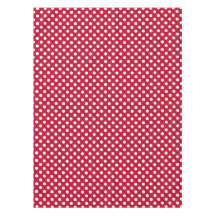 Rot + Polka Weiße Punkte