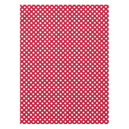 Rot + Polka Weiße Punkte Tischdecke