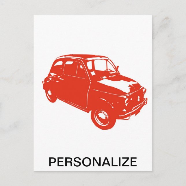 Rot Postkarte (Vorderseite)