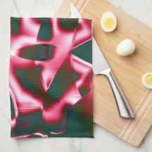 Rot-Rosa-Farbtöne auf abstrakten Tapes in dunklem 