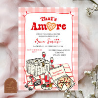 Rot Rosa Italienisches Picknick That's Amore Braut