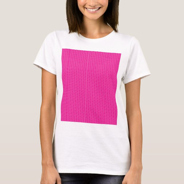 Rot, Rosa und lila Farbstriche überlappen sich und T-Shirt (Vorderseite)