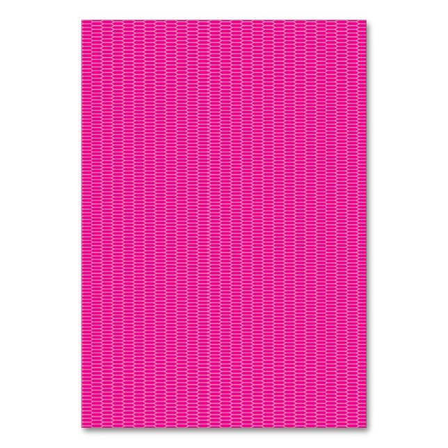 Rot, Rosa und lila Farbstriche überlappen sich und Tischnummer (Vorderseite)