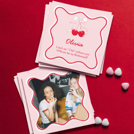 Rot Rosa wird meine Überbrückungskarte sein Einladung