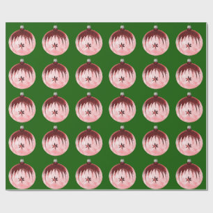 Rot-Rosa-Zierpapier Geschenkpapier