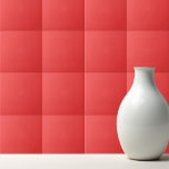 Rot, scharf fliese<br><div class="desc">Solid-Hot Koral rotes Design.</div>