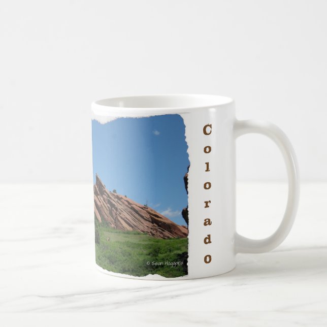 Rot schaukelt Colorado-Kaffee-Tasse Kaffeetasse (Rechts)