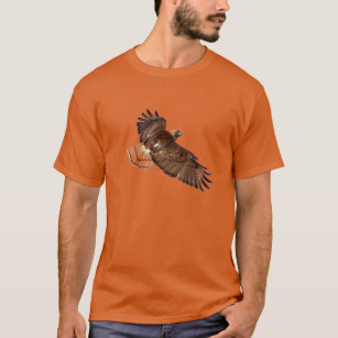 Rot-Schwanz Falke-Tier-Shirt T-Shirt