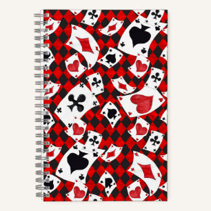 Rot & Schwarz Alice im Wunderland Notizbuch – Fant