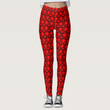 Rot-Schwarz-Buffalo-Heart-Karohose