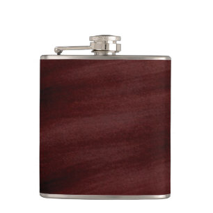 Rot/Schwarz-Design-Flasche Flachmann