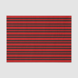 Rot-Schwarz-Streifenmuster Seidenpapier
