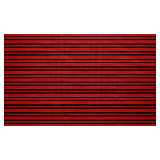 Rot-Schwarz-Streifenmuster Stoff (Fat Quarter (45,7 x 55,9 cm))