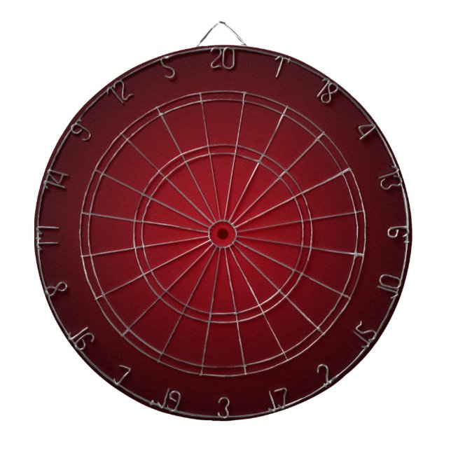 Rot-Schwarz-Weiß Dartscheibe (vorne)