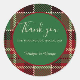 Rot-Schwarz-Zeltkrone Runder Aufkleber