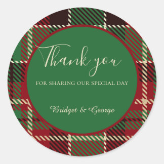 Rot-Schwarz-Zeltkrone Runder Aufkleber