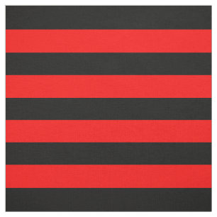 Rot/Schwarze Streifen Stoff