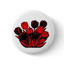 Rot-Schwarzes Tulpenbouquet