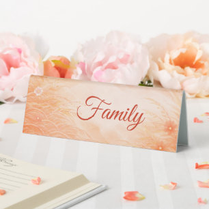 Rot Seigaiha – Japanische Hochzeitskollektion Tischaufsteller