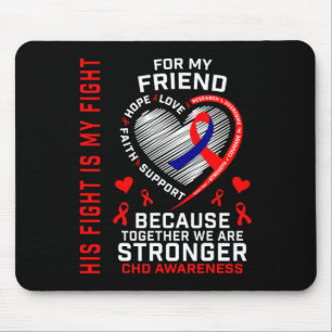 Rot sein Kampf ist mein Freund Kämpfe Kid Bewussts Mousepad