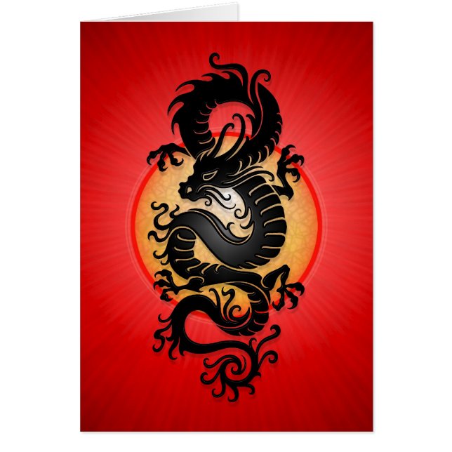Rot sprengte chinesischen Drachen (Vorne)