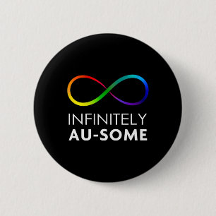 Rot statt Autismus - unendlich Au-irgendeine Unend Button