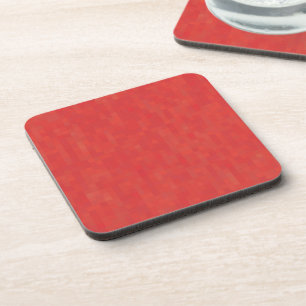 Rot subtil minimalistisches, elegantes modernes Mu Getränkeuntersetzer