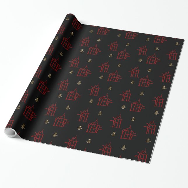 Rot u. geschenkpapier (Ungerollt)