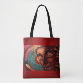 Rot u. Gold Buddha Tasche