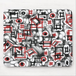 Rot überall mousepad