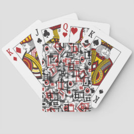 Rot überall spielkarten