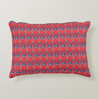 Rot und Blau Akzent Pillow Dekokissen