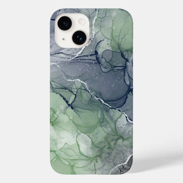 Rot und Blau Case-Mate iPhone 14 Hülle (Rückseite)