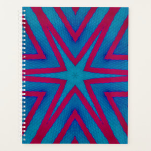 Rot und Blau Geometric Planer
