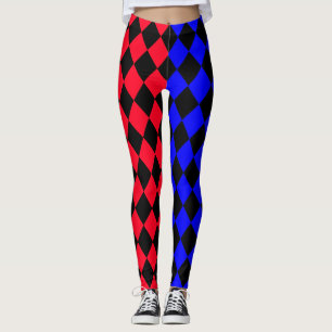 Rot und Blau Legging Leggings