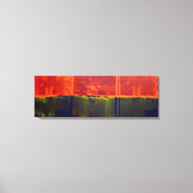 Rot und Blau Leinwanddruck (Vorderseite)