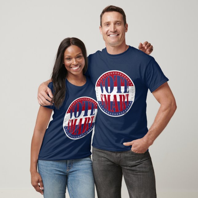 Rot und Blau STIMMEN SMART T-Shirt (Unisex)