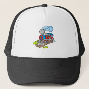Rot und blauer Zug Truckerkappe